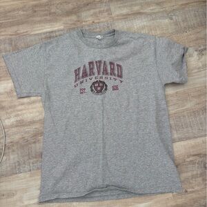 Gray Harvard University T-Shirt